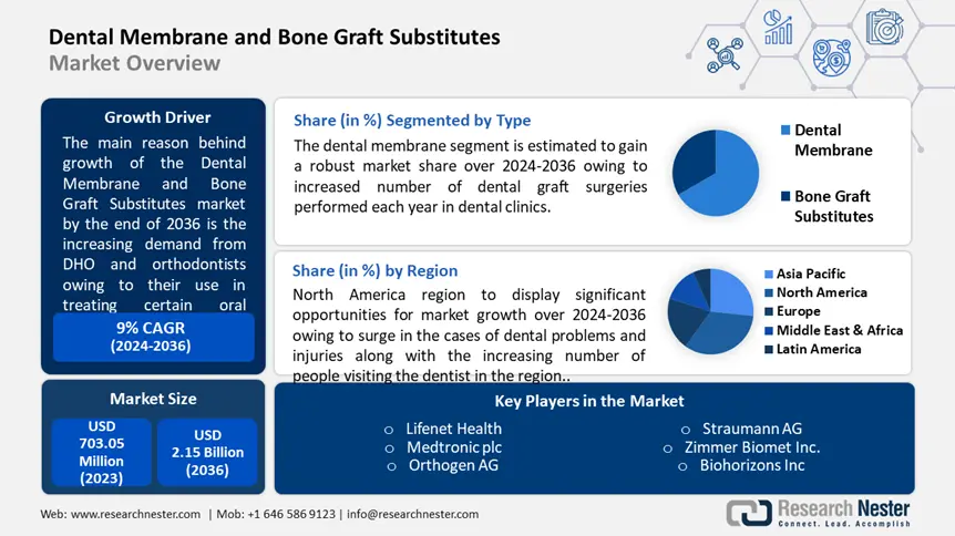Dental Membrane and Bone Graft Substitutes Market overview